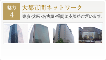 東京大阪名古屋福岡大都市ネットワーク